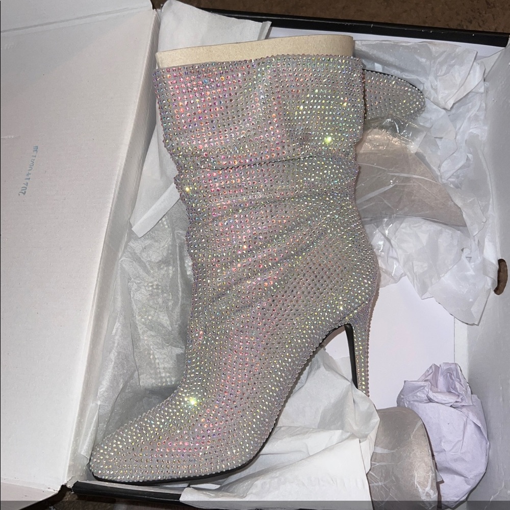 Nine West dazzle bootie 9.5 - Picture 5 of 5